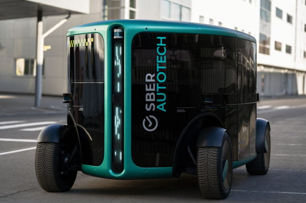 «Сбер» представил полностью автономный электромобиль