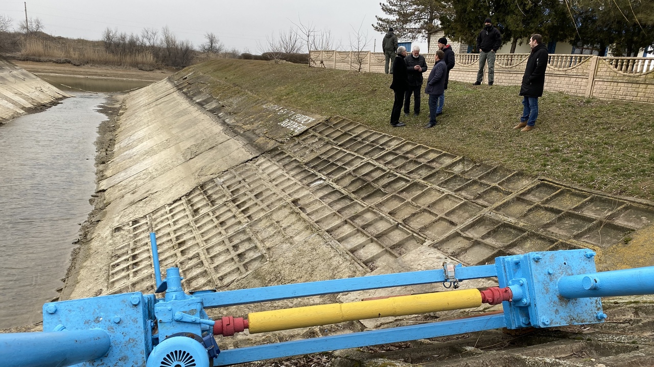 Крым готовится к приему воды из Днепра